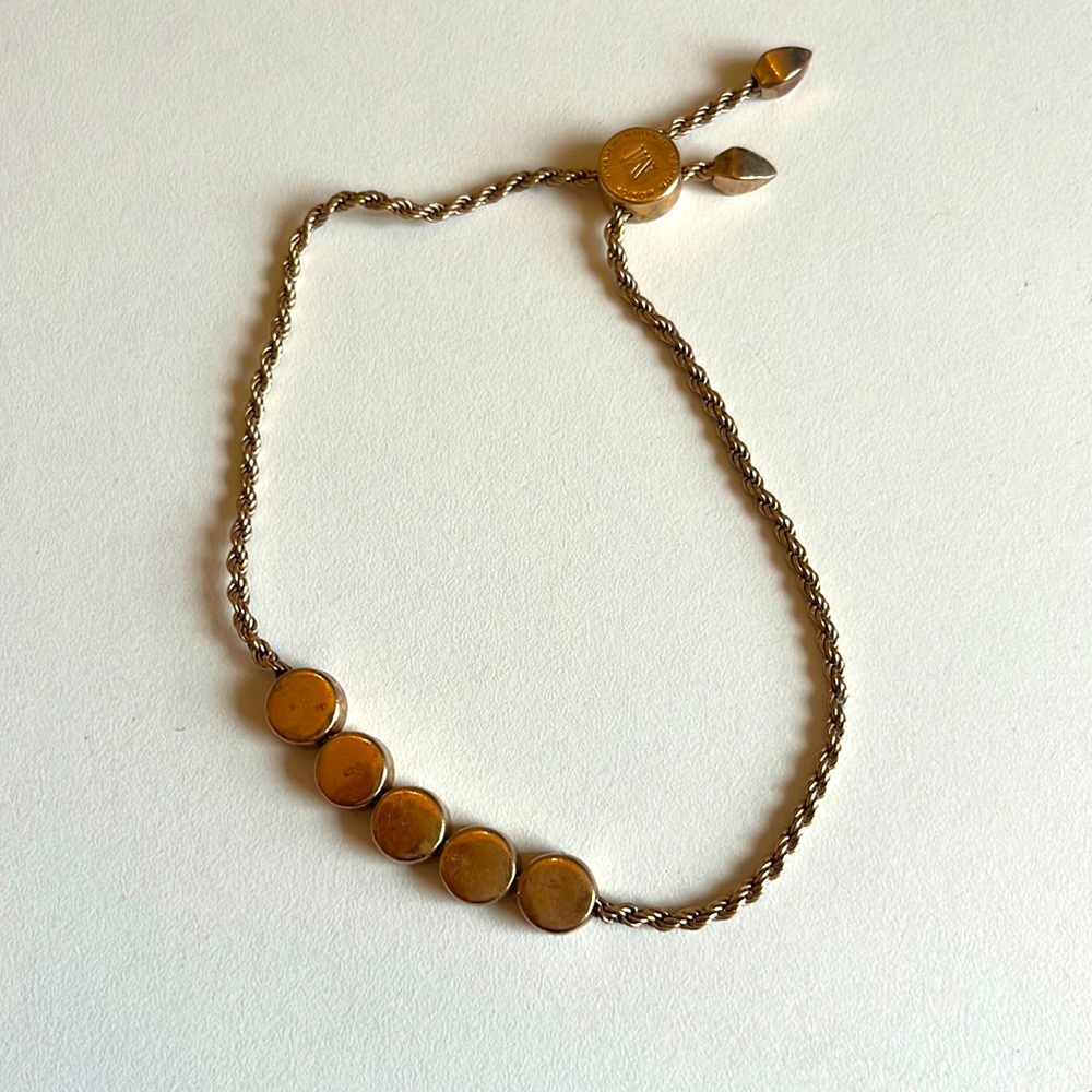 Monica Vinader Linear Bead Friendship Chain Bracelet
Rose Gold Vermeil